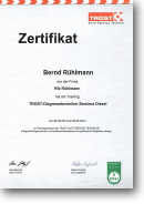 Trost Autoservice Technik SE • Sachkundebescheinigung für KFZ-Klimaanlagen nach ChemKlimaschutzV in Verbindung mit der Verordnung (EG) Nr. 307/2008